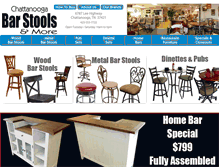 Tablet Screenshot of chattanoogabarstools.com